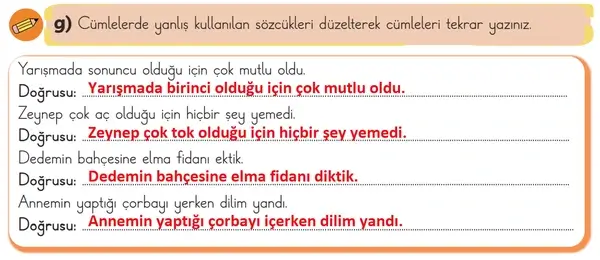 3. Sınıf Türkçe Ders Kitabı Sayfa 16 Cevapları 2. Kitap 3. Sınıf Türkçe Ders Kitabı Sayfa 16 Cevapları 2. Kitap