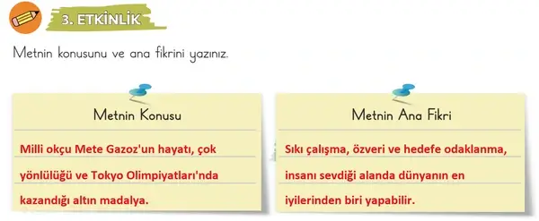 3. Sınıf Türkçe Ders Kitabı Sayfa 35 Cevapları 2. Kitap