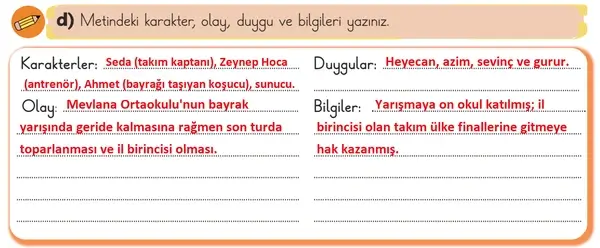 3. Sınıf Türkçe Ders Kitabı Sayfa 53 Cevapları 2. Kitap 3. Sınıf Türkçe Ders Kitabı Sayfa 53 Cevapları 2. Kitap