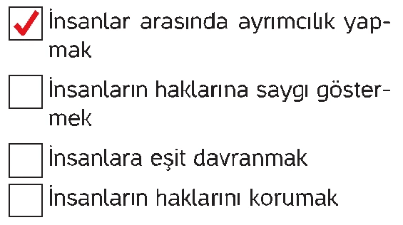 4. Sınıf İnsan Hakları Ders Kitabı Sayfa 56 Cevapları Hecce Yayıncılık 4. Sınıf İnsan Hakları Ders Kitabı Sayfa 56 Cevapları Hecce Yayıncılık