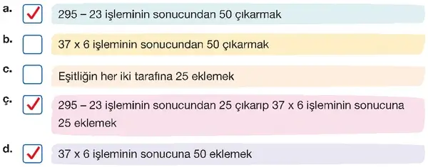 4. Sınıf Matematik Ders Kitabı Sayfa 117 Cevapları 4. Sınıf Matematik Ders Kitabı Sayfa 117 Cevapları