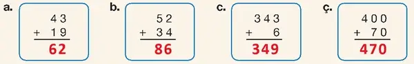 4. Sınıf Matematik Ders Kitabı Sayfa 56 Cevapları 4. Sınıf Matematik Ders Kitabı Sayfa 56 Cevapları