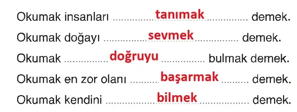 4. Sınıf Türkçe Ders Kitabı Sayfa 193 Cevapları ADA Yayınları