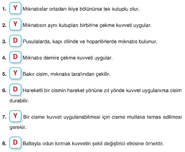 4. Sınıf Fen Bilimleri Ders Kitabı Sayfa 116 Cevapları 4. Sınıf Fen Bilimleri Ders Kitabı Sayfa 116 Cevapları