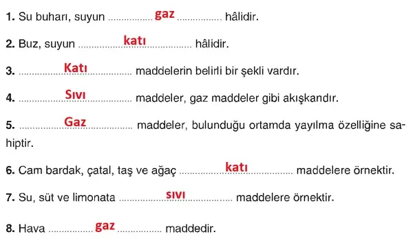 4. Sınıf Fen Bilimleri Ders Kitabı Sayfa 150 Cevapları