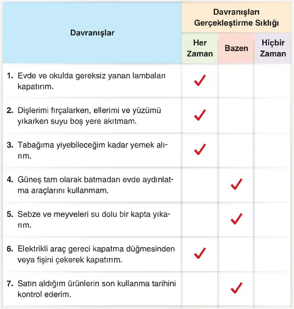 4. Sınıf Fen Bilimleri Ders Kitabı Sayfa 241 Cevapları