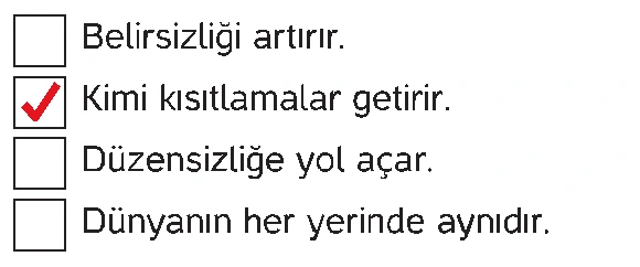 4. Sınıf İnsan Hakları Ders Kitabı Sayfa 83 Cevapları