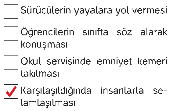 4. Sınıf İnsan Hakları Ders Kitabı Sayfa 84 Cevapları