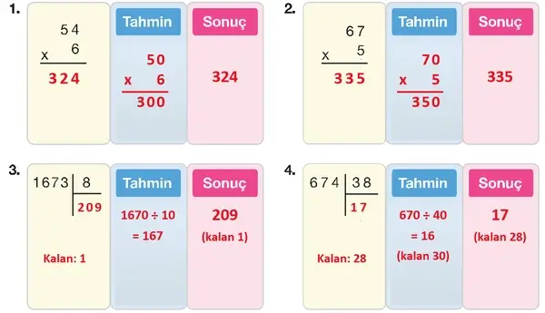 4. Sınıf Matematik Ders Kitabı Sayfa 120 Cevapları 4. Sınıf Matematik Ders Kitabı Sayfa 120 Cevapları