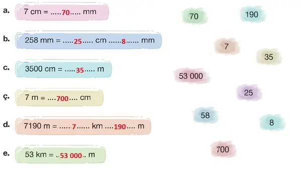 4. Sınıf Matematik Ders Kitabı Sayfa 235-236-237-238 Cevapları