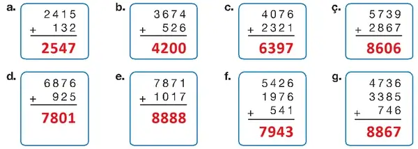 4. Sınıf Matematik Ders Kitabı Sayfa 40 Cevapları Beşgen Yayıncılık