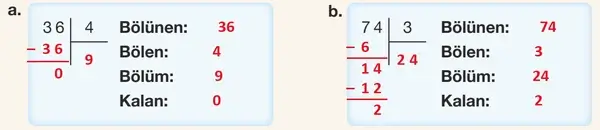 4. Sınıf Matematik Ders Kitabı Sayfa 95-96-100 Cevapları