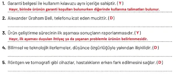 4. Sınıf Sosyal Bilgiler Ders Kitabı Sayfa 123-124-125-126-127-128 Cevapları