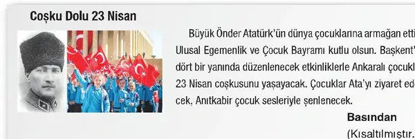 4. Sınıf Türkçe Ders Kitabı Sayfa 133 Cevapları Ada Yayıncılık 4. Sınıf Türkçe Ders Kitabı Sayfa 133 Cevapları Ada Yayıncılık