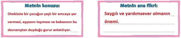 4. Sınıf Türkçe Ders Kitabı Sayfa 84 Cevapları