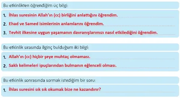 5. Sınıf Din Kültürü Ders Kitabı Sayfa 42 Cevapları 5. Sınıf Din Kültürü Ders Kitabı Sayfa 42 Cevapları