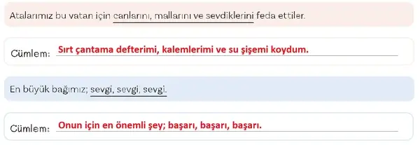 5. Sınıf Türkçe Ders Kitabı Sayfa 72 Cevapları