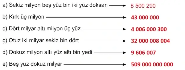 5. Sınıf Matematik Ders Kitabı Sayfa 99 Cevapları