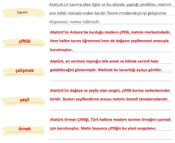 5. Sınıf Türkçe Ders Kitabı Sayfa 107 Cevapları