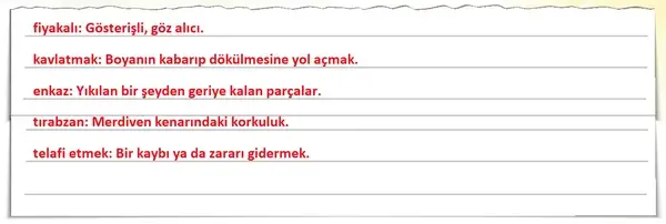 5. Sınıf Türkçe Ders Kitabı Sayfa 154-155-156-157-158. Cevapları 1. Kitap