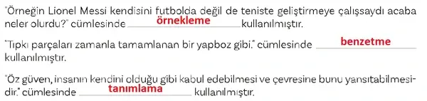 5. Sınıf Türkçe Ders Kitabı Sayfa 170 Cevapları