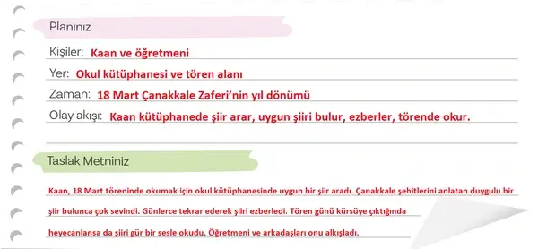 5. Sınıf Türkçe Ders Kitabı Sayfa 86 Cevapları 5. Sınıf Türkçe Ders Kitabı Sayfa 86 Cevapları