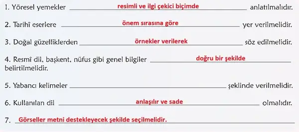 6. Sınıf Türkçe Ders Kitabı Sayfa 134 Cevapları 6. Sınıf Türkçe Ders Kitabı Sayfa 134 Cevapları