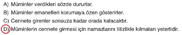 6. Sınıf Din Kültürü Ders Kitabı Sayfa 111 Cevapları