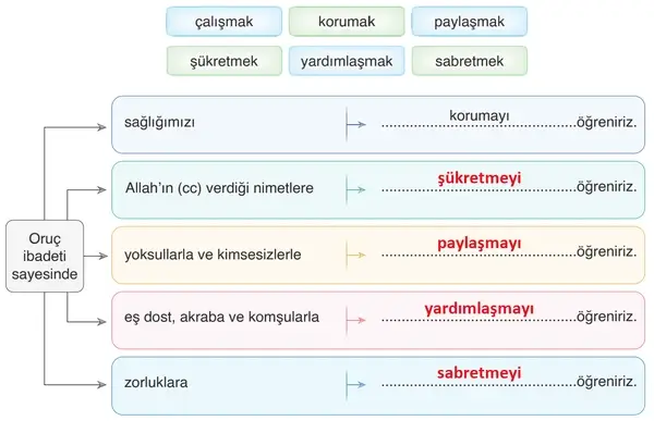 6. Sınıf Din Kültürü Ders Kitabı Sayfa 62 Cevapları 6. Sınıf Din Kültürü Ders Kitabı Sayfa 62 Cevapları