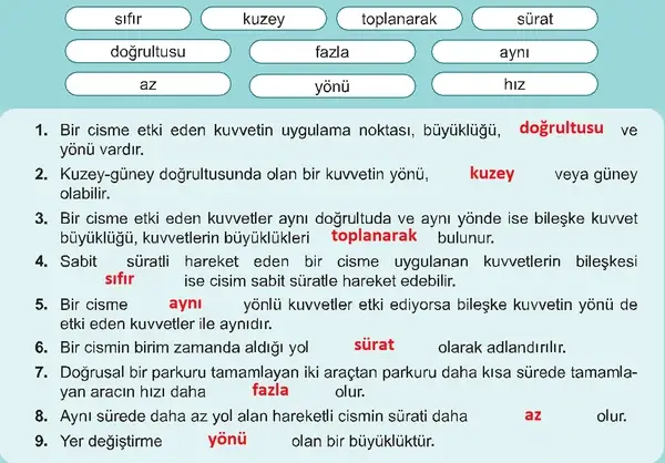 6. Sınıf Fen Bilimleri Ders Kitabı Sayfa 75-76-77 Cevapları 1. Kitap