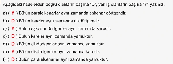 6. Sınıf Matematik Ders Kitabı Sayfa 32 Cevapları 2. Kitap