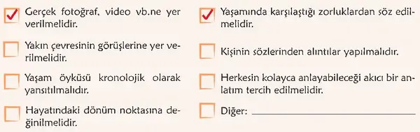 6. Sınıf Türkçe Ders Kitabı Sayfa 122 Cevapları