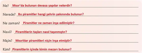 6. Sınıf Türkçe Ders Kitabı Sayfa 134 Cevapları 6. Sınıf Türkçe Ders Kitabı Sayfa 134 Cevapları