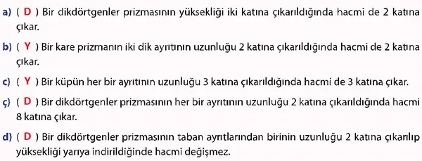 7. Sınıf Matematik Ders Kitabı Sayfa 143 Cevapları 7. Sınıf Matematik Ders Kitabı Sayfa 143 Cevapları