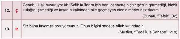 7. Sınıf Din Kültürü Ders Kitabı Sayfa 44 Cevapları 7. Sınıf Din Kültürü Ders Kitabı Sayfa 44 Cevapları