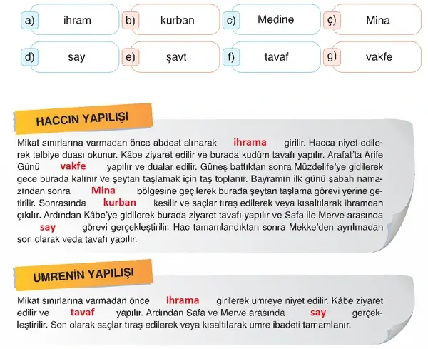 7. Sınıf Din Kültürü Ders Kitabı Sayfa 81 Cevapları 7. Sınıf Din Kültürü Ders Kitabı Sayfa 81 Cevapları