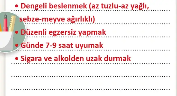 7. Sınıf Fen Bilimleri Ders Kitabı Sayfa 113-114-115-116 Cevapları 1. Kitap