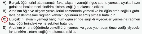 7. Sınıf Fen Bilimleri Ders Kitabı Sayfa 144 Cevapları 7. Sınıf Fen Bilimleri Ders Kitabı Sayfa 144 Cevapları