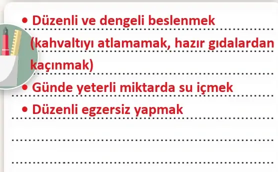 7. Sınıf Fen Bilimleri Ders Kitabı Sayfa 98 Cevapları 7. Sınıf Fen Bilimleri Ders Kitabı Sayfa 98 Cevapları