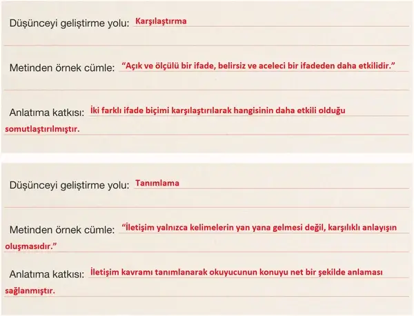 7. Sınıf Türkçe Ders Kitabı Sayfa 168 Cevapları