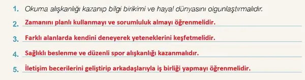 7. Sınıf Türkçe Ders Kitabı Sayfa 36-37-38-39-40-41 Cevapları 1. Kitap
