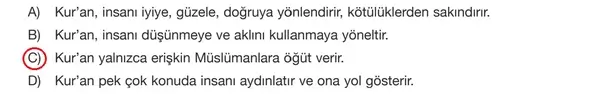 8. Sınıf Din Kültürü Ders Kitabı Sayfa 146 Cevapları Bilim ve Kültür Yayınları