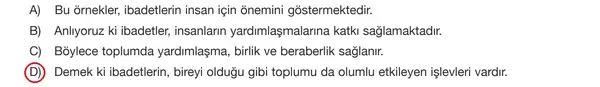 8. Sınıf Din Kültürü Ders Kitabı Sayfa 85 Cevapları