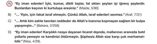 8. Sınıf Din Kültürü Ders Kitabı Sayfa 86 Cevapları Bilim ve Kültür Yayınları