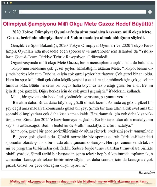 8. Sınıf Türkçe Ders Kitabı Sayfa 207 Cevapları 8. Sınıf Türkçe Ders Kitabı Sayfa 207 Cevapları
