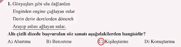 8. Sınıf Türkçe Ders Kitabı Sayfa 83 Cevapları