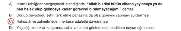 8. Sınıf Din Kültürü Ders Kitabı Sayfa 117 Cevapları