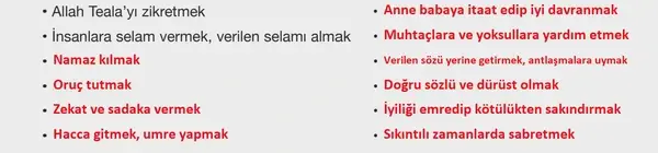 8. Sınıf Din Kültürü Ders Kitabı Sayfa 125-126-127-128 Cevapları