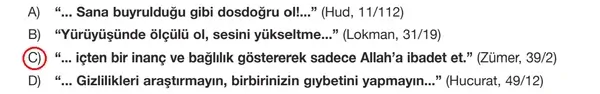 8. Sınıf Din Kültürü Ders Kitabı Sayfa 146 Cevapları Bilim ve Kültür Yayınları