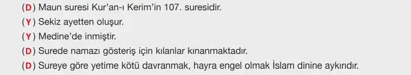 8. Sınıf Din Kültürü Ders Kitabı Sayfa 57-58 Cevapları